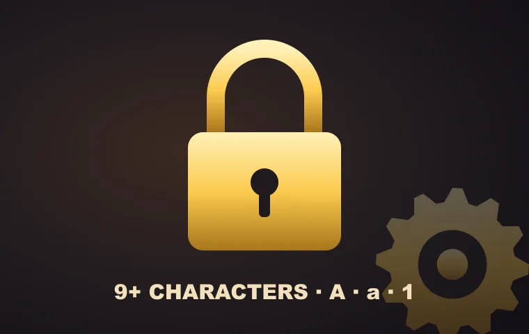 Gold padlock illustrating the MonsterWin password rules